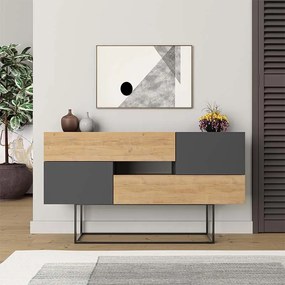 ΜΠΟΥΦΕΣ EROS MEGAPAP ΦΥΣΙΚΟ ΟΞΙΑΣ - ΑΝΘΡΑΚΙ 145X40X82ΕΚ.
