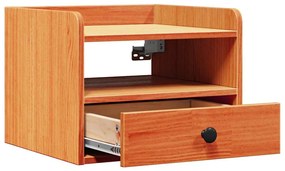 vidaXL Κομοδίνο 2 pcs Καφέ κεριού 38 x 36 x 29.5 εκ Μασίφ ξύλο πεύκου