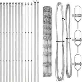 vidaXL Στύλος Περιφράξεων Γαλβανισμένο 25 x 1,2 μ Ατσάλι