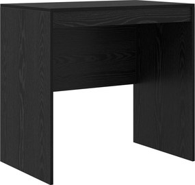 vidaXL Γραφείο με συρτάρι με ράφι με αποθήκευση 2 pcs Μαύρη Οξυά