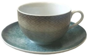 Φλυτζάνι Τσαγιού Με Πιατάκι La Palma 25.619.16 250ml Multi Cryspo Trio Porcelain