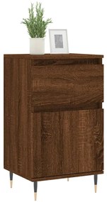 vidaXL Ντουλάπια 2 τεμ. Καφέ Δρυς 40x35x70 εκ. από Επεξεργασμένο Ξύλο