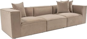 3-Seat Sofa Sora 3 - Cappuccino Cappuccino
