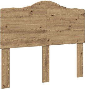 vidaXL Σκελετός Κρεβατιού Artisan Δρυς 135 x 190 cm