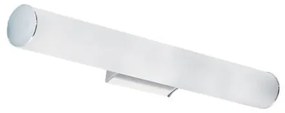 Απλίκα μπάνιου LED Fibi με γυαλί σατινάτο L34 εκ Viokef-4181300-Λευκό 4181300