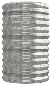 vidaXL Ζαρντινιέρα Ασημί 224x40x68 εκ. Ατσάλι με Ηλεκτρ. Βαφή Πούδρας