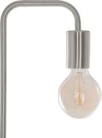 Φωτιστικό δαπέδου Keli pakoworld E27 ασημί 20x150εκ