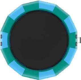VEVOR 15ft Inflatable Water Trampoline Swim Platform Bounce for Pool Lake Toy