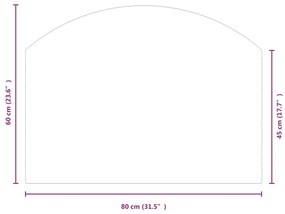 ΠΛΑΚΑ ΤΖΑΚΙΟΥ 80 X 60 ΕΚ. ΓΥΑΛΙΝΗ 324146