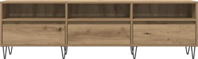 vidaXL Έπιπλο Τηλεόρασης τεχνίτης Δρυς 150x30x44,5 εκ.