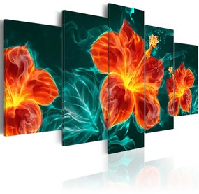 Πίνακας - Flaming Lily 100x50