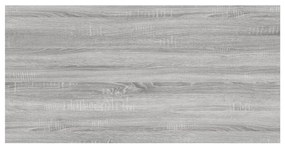 vidaXL Ράφια Τοίχου 4 τεμ. Γκρι Sonoma 60x30x1,5 εκ. Επεξεργ. Ξύλο
