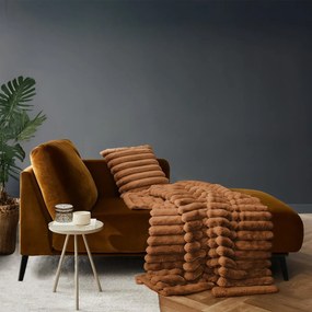 Κουβέρτα Γούνινη Υπέρδιπλη (220x240) L-C Boudoir Camel 1613064