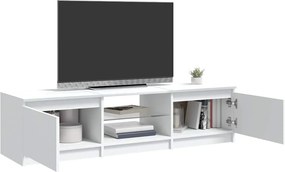 vidaXL Έπιπλο Τηλεόρασης με LED Λευκό 140x40x36 εκ.