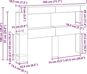 vidaXL Κρεβάτι με Κεφαλάρι Γυαλιστερό Λευκό