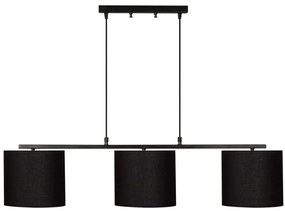 Φωτιστικό Οροφής - Ράγα Valiz 892OPV1851 110x20x120cm 3xE27 40W Black Opviq