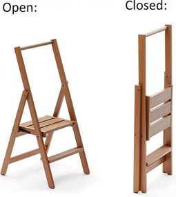 ΣΚΆΛΕΣ LADDER KIMORA 2 NON-SLIP STEPS CHERRY WOOD 180/2 K