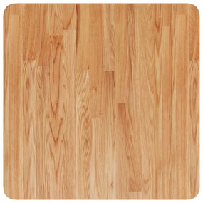 vidaXL Επιφάνεια Τραπεζιού Τετράγωνη Αν. Καφέ 50x50x4 εκ. Ξύλο Δρυς