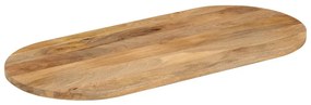 vidaXL Επιφάνεια Τραπεζιού Οβάλ 100x50x3,8 εκ. Μασίφ Ξύλο Μάνγκο