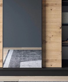 Ντουλάπα συρόμενη Svole III με καθρέπτη