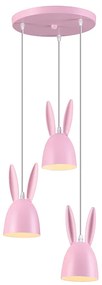 Παιδικό Φωτιστικό Οροφής Τρίφωτο Aca Bunny ZM73P35P