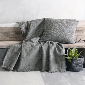 Ριχτάρι Vilano Dark Grey Ρυθμός Διθέσιο 180x240cm Chenille,Βαμβάκι,Polyester