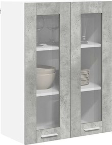 vidaXL Κρεμαστό ντουλάπι Σκυρόδεμα Γκρι 60 x 31 x 80 εκ.