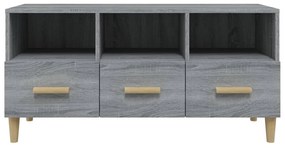 vidaXL Έπιπλο Τηλεόρασης Γκρι Sonoma 102x36x50 εκ. από Επεξεργ. Ξύλο