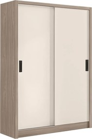 VANITY Ντουλάπα Δίφυλλη - Συρόμενη, Αποχρώσεων Sonoma Oak &amp; Cream   1τμχ