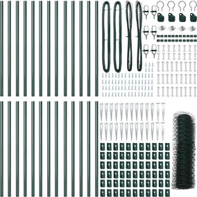 vidaXL Στύλος Περιφράξεων Πράσινο 50 x 1 μ (36 μμ πλέγμα)