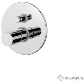 Eurorama RES PRO Μίκτης εντοιχισμού 2 εξόδων με εκτροπέα Chrome
