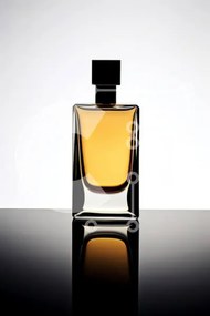 Intra Συλλεκτικό Ξύλινο Παζλ Plywood 4mm - Άδειο μπουκάλι αρώματος σε αδιαφανή επιφάνεια Σε Ξύλινο Κουτί - Διαστάσεις Puzzle: 10x10 cm – 25 κομμάτια