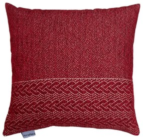 Μαξιλάρι Διακοσμητικό (Με Γέμιση) 1446 Red Anna Riska 55X55 Chenille