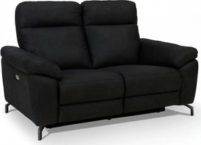 Selesta 2-Seater Black Fabric