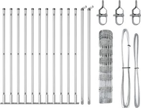 vidaXL Στύλος Περιφράξεων Γαλβανισμένο 25 x 0,8 m Ατσάλι