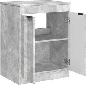 vidaXL Ντουλάπι Μπάνιου Γκρι Σκυροδέματος 54 x 41 x 70 εκ