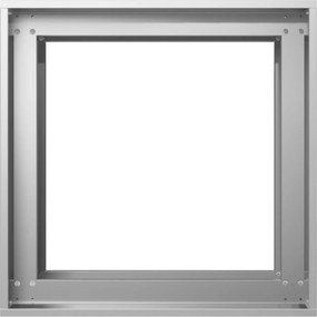 vidaXL Γλάστρα Κήπου Ασημί 40 x 40 x 60 cm Γαλβανισμένος Χάλυβας