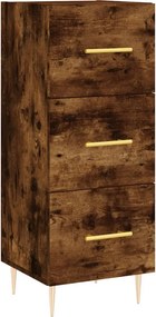 vidaXL Ντουλάπι Καπνιστή δρυς 34,5x34x180 εκ. από Επεξεργασμένο Ξύλο