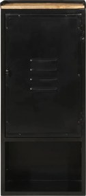 vidaXL Ντουλάπι Μπάνιου 40 x 27 x 90 εκ. Σίδηρο και Μασίφ Ξύλο Μάνγκο