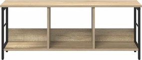 vidaXL Ράφι Βιβλίων Δρύς Sonoma 102 x 32 x 40,5 εκ. Επεξεργασμένο ξύλο