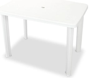 vidaXL Σετ Επίπλων Bistro 3 Τεμαχίων Λευκό Πλαστικό