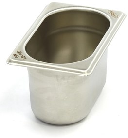 Gastronorm Container - 1/9 GN - 10cm Deep - Stainless Steel