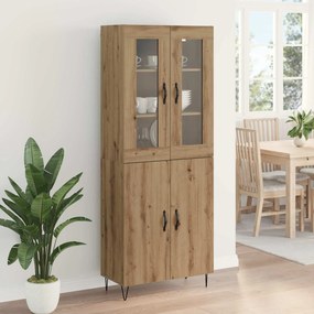 vidaXL Highboard Artisan Oak 69,5 x 34 x 90 εκ. Επεξεργασμένο ξύλο