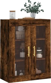vidaXL Ντουλάπι Τοίχου Καπνιστή Δρυς 69,5 x 34 x 90 εκ.