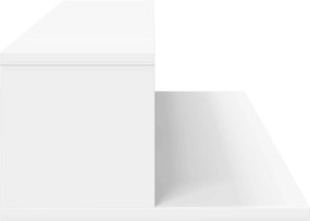vidaXL Γραφείο Στούντιο Λευκό 152 x 36 x 19,5 εκ. Επεξεργασμένο Ξύλο