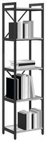 vidaXL Βιβλιοθήκη Γκρι sonoma 40 x 30 x 153 εκ Επεξεργασμένο ξύλο