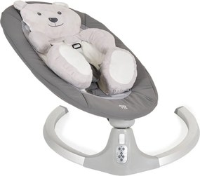 Ηλεκτρικό Ρηλάξ - Κούνια (0-6 Μηνών/Έως 9kg) Moni Ari Bear Grey