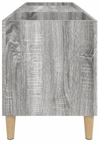 Δισκοθήκη Γκρι Sonoma 121 x 38 x 48 εκ. από Επεξεργασμένο Ξύλο - Γκρι