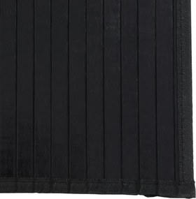 vidaXL Χαλί Ορθογώνιο Μαύρο 60 x 1000 εκ. Μπαμπού