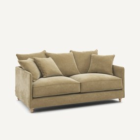 Πτυσσόμενος καναπές από βελούδο stonewashed, Lazare